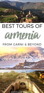 9 Armenia tours to help you make the most of your trip | Yerevan day tours #yerevan #armenia #caucasus #garni #geghard #areni #tatev Things to do in Armenia | What to do in Armenia | Travel Armenia | Visit Armenia | Garni Geghard | Monasteries | Areni winery | Noravank | Jermuk | Silk Road tourism | Places to visit in Armenia | Tours from Yerevan | Day trips from Yerevan | Things to do in Yerevan | UNESCO | Caucasus travel