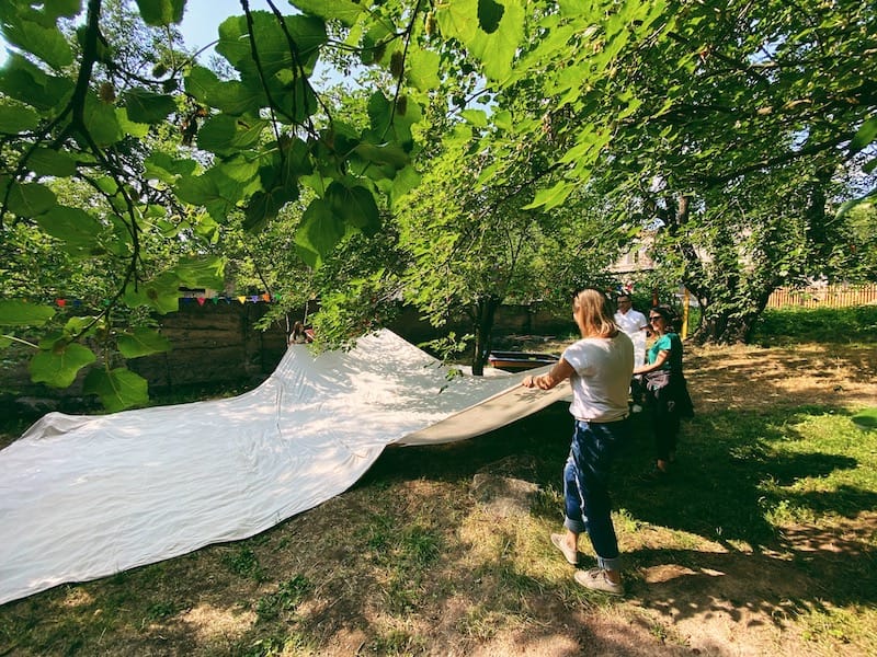 Sleeping Amongst the Mulberries at Ttenut Eco Camping