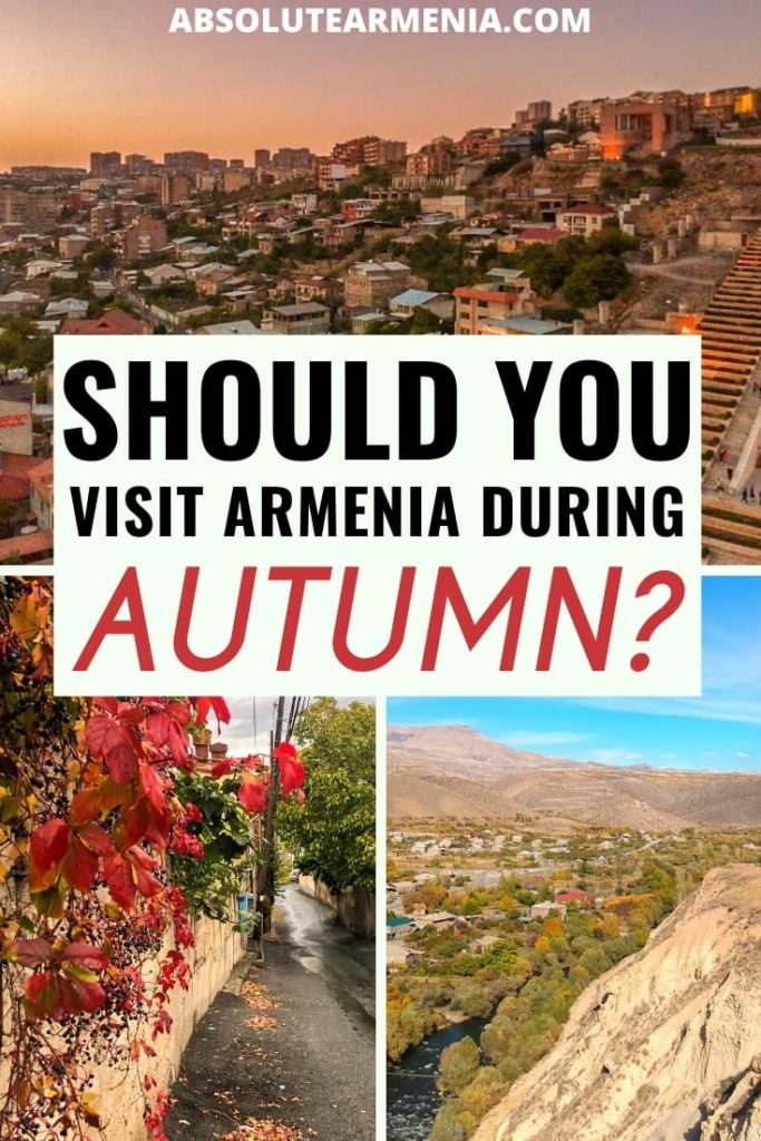 Things to do during autumn in Armenia | #armenia #caucasus #autumn #fall Are you planning a trip to Armenia in autumn? This guide will give you some inspiration of all the wonderful things to do during autumn in Armenia. | Things to do in Armenia | What to do in Armenia | Armenia fall | Armenia autumn | Places to visit in Armenia