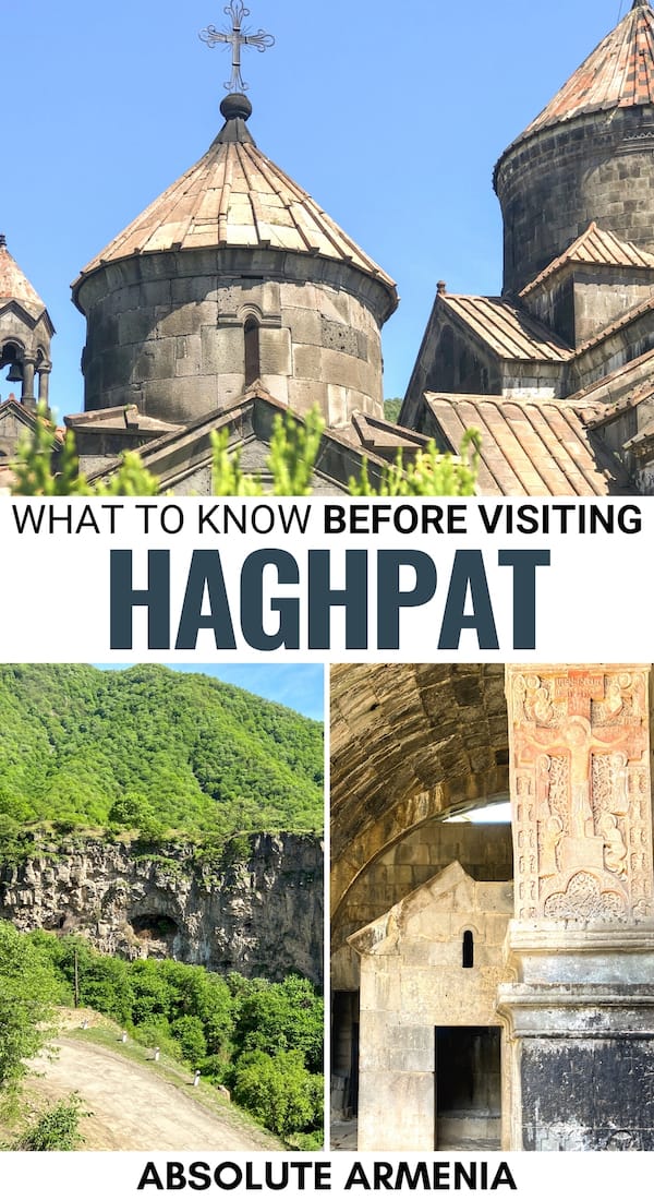 Are you interested in visiting Haghpat Monastery and Sanahin Monastery, two of Armenia's best UNESCO World Heritage Sites? This guide details the best way to visit, tours to Haghpat, and why it is the perfect day trip from Tbilisi or Yerevan! | Armenia monastery | Armenia history | Armenia religion | UNESCO Armenia | Visit Armenia | Armenia travel | Things to do in Armenia | Places to visit in Armenia
