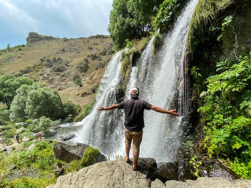 Shaki Waterfall in Armenia