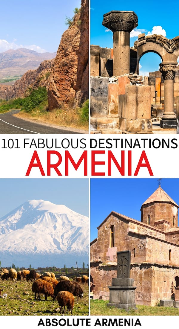 Are you looking for the best places to visit in Armenia? This guide contains our top picks - from popular attractions to lesser-known landmarks in Armenia! | Places in Armenia | Armenia sightseeing | Armenia attractions | Armenia destinations | Armenia villages | Places to visit in Yerevan | Armenia monasteries | Armenia mountains | Armenia hiking | Things to do in Armenia | Landmarks in Armenia | Armenia itinerary | Armenia bucket list | Visit Armenia | Travel Armenia | Visit Yerevan