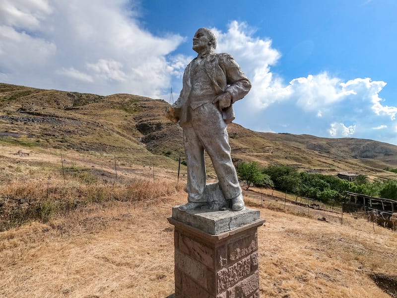 Lenin statue Arin Village Armenia-1