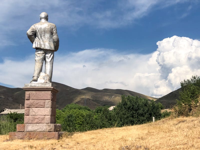 Lenin statue Arin Village Armenia-2