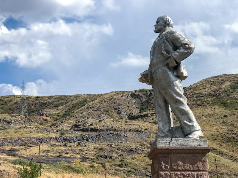 Lenin statue Arin Village Armenia-2