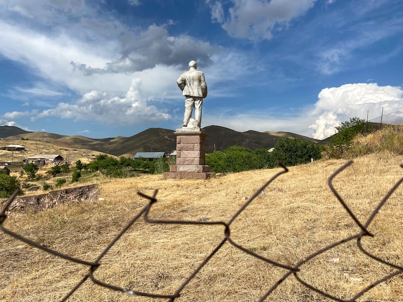 Lenin statue Arin Village Armenia-2