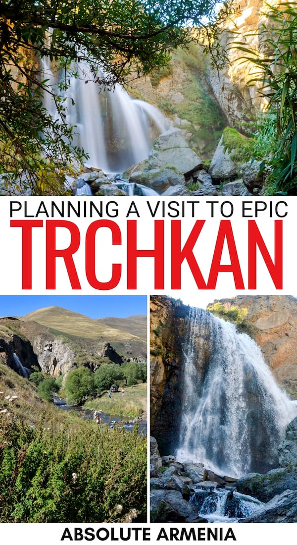 Heading to Trchkan Waterfall soon? This guide gives you tips about how to visit Trchkan Waterfall, what to expect, and a recap of my experience. Check it out! | Waterfalls in Armenia | Waterfalls in Caucasus | Armenia waterfalls | Places to visit in Armenia | Things to do in Armenia | Armenia nature | Armenia photography | Places to visit in Shirak