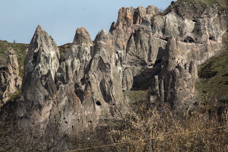 Cave dwellings in Goris