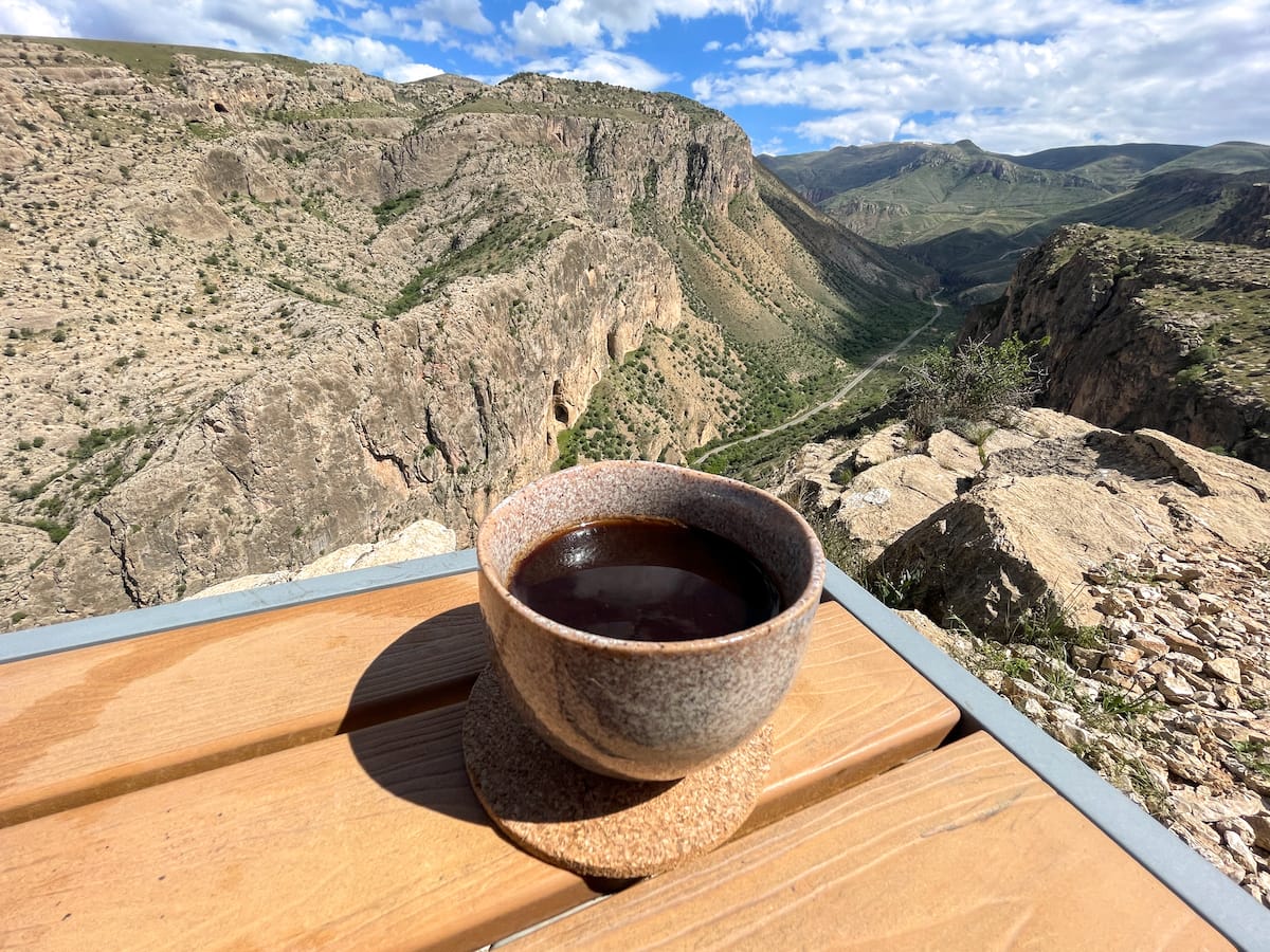 Coffee overlooking Anapat