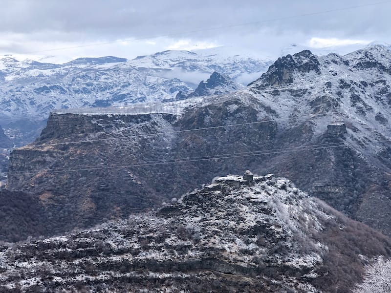 Kayan Fortress in winter