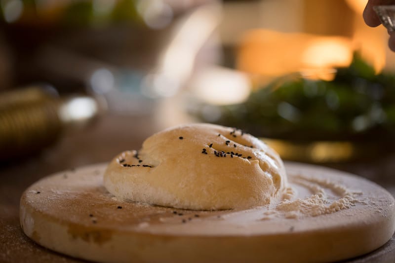 Baking sourdough in Bagravan