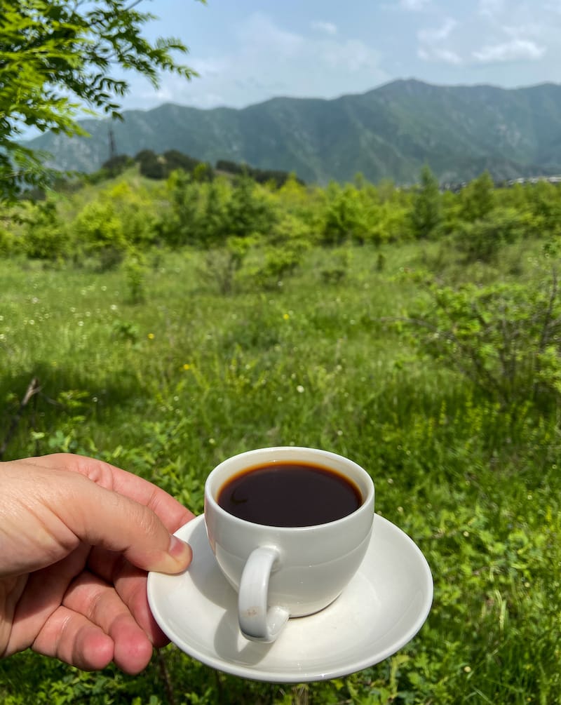 A warm Armenian coffee always does the trick if the weather is chilly!