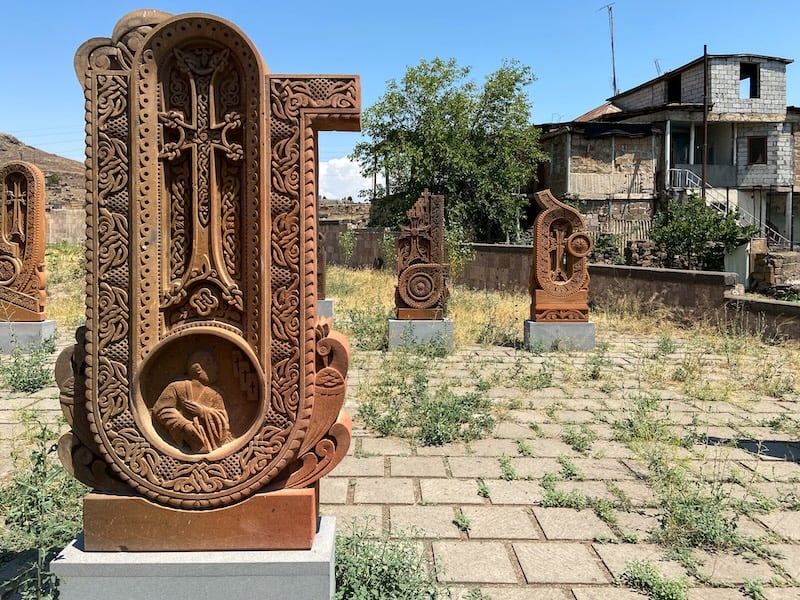 Armenian letter Khachkar 