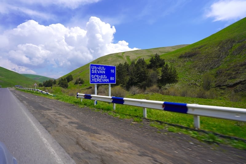 Yerevan Sevan Highway