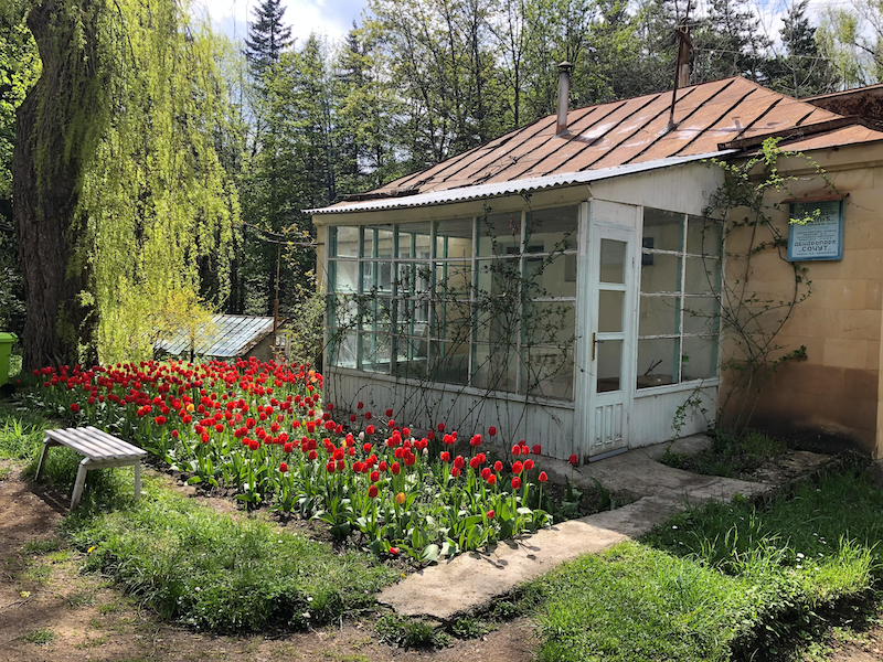 Green House in Stepanavan Dendropark