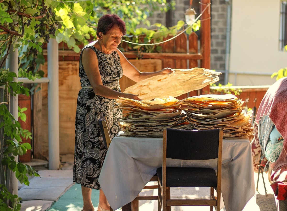 Armenian Lavash Flatbread