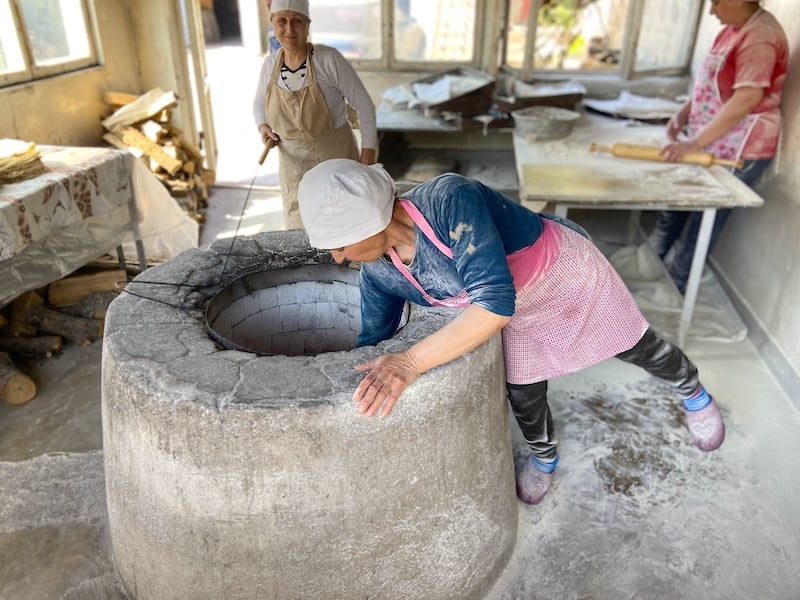 Baking Armenian Lavash Flatbread