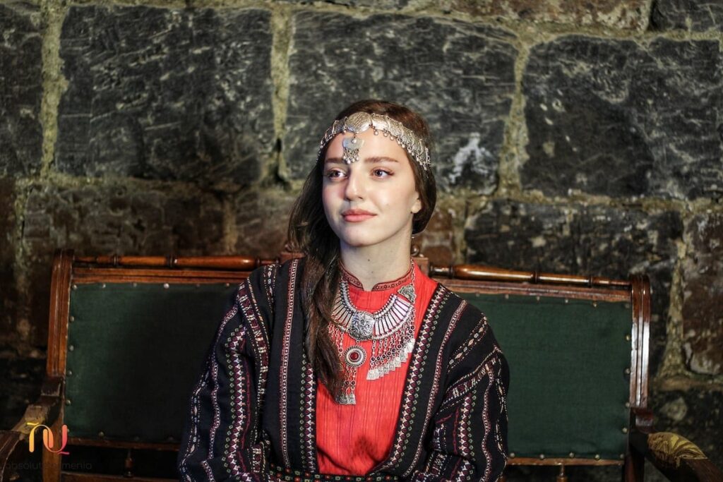 Armenian woman in the traditional dress