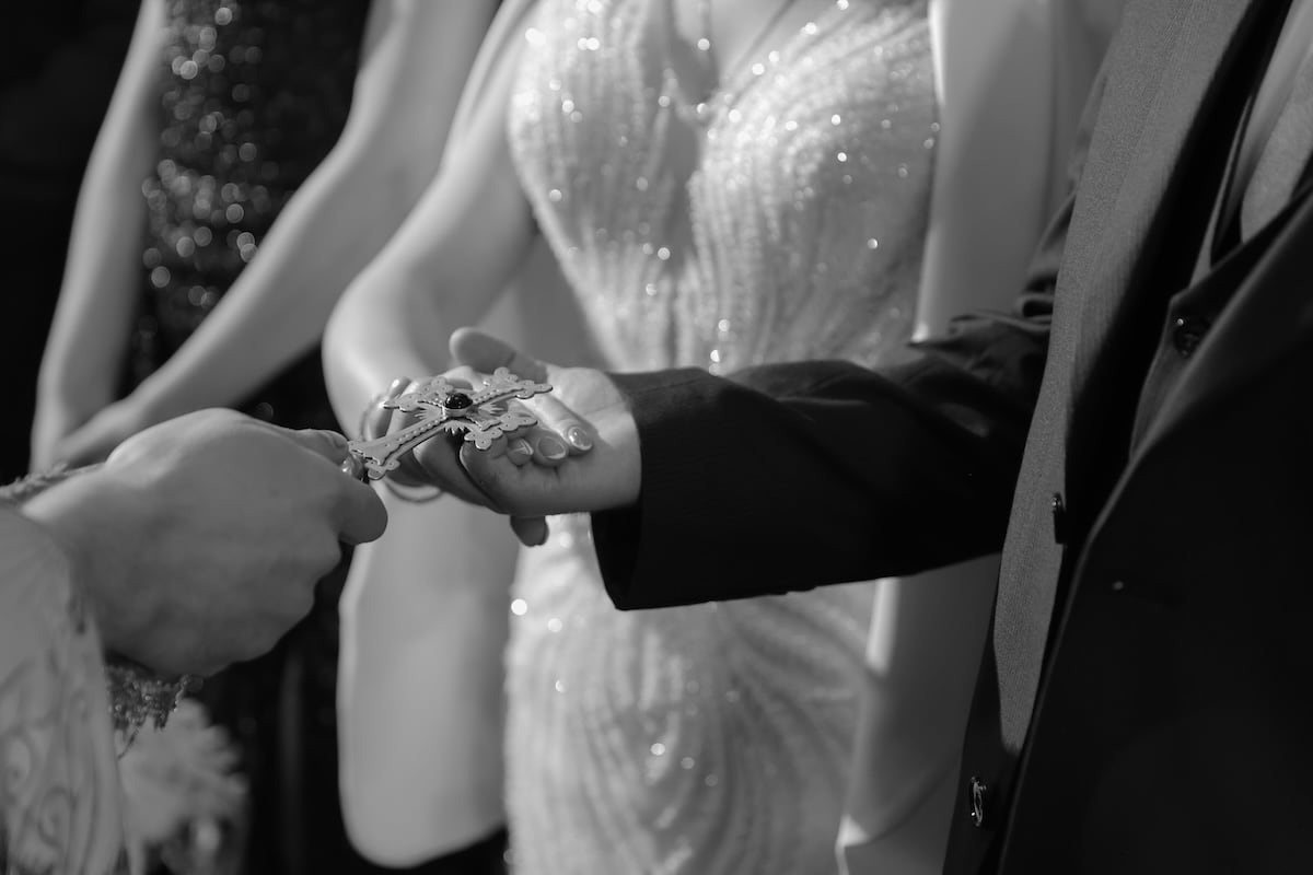 Armenian wedding in the church