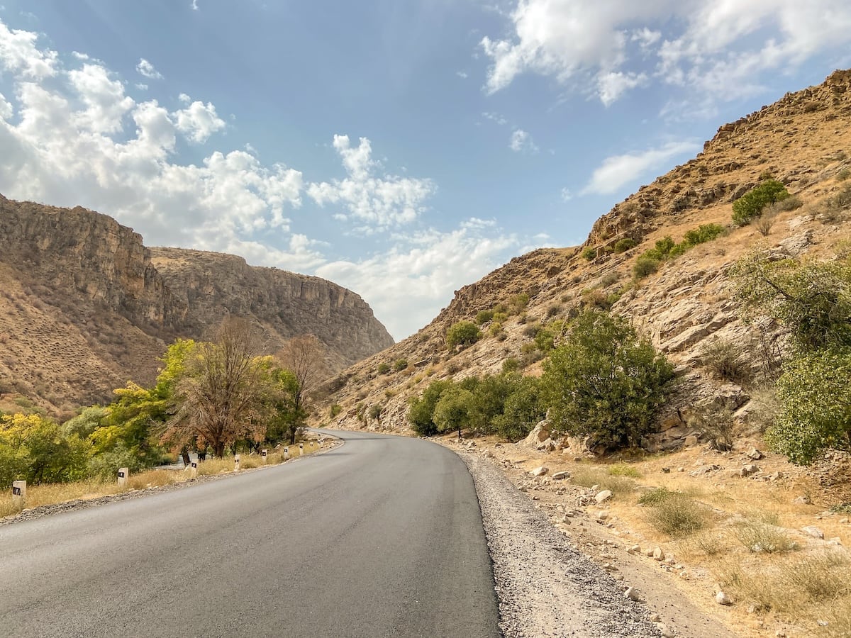 Road in Vayots Dzor, Armenia