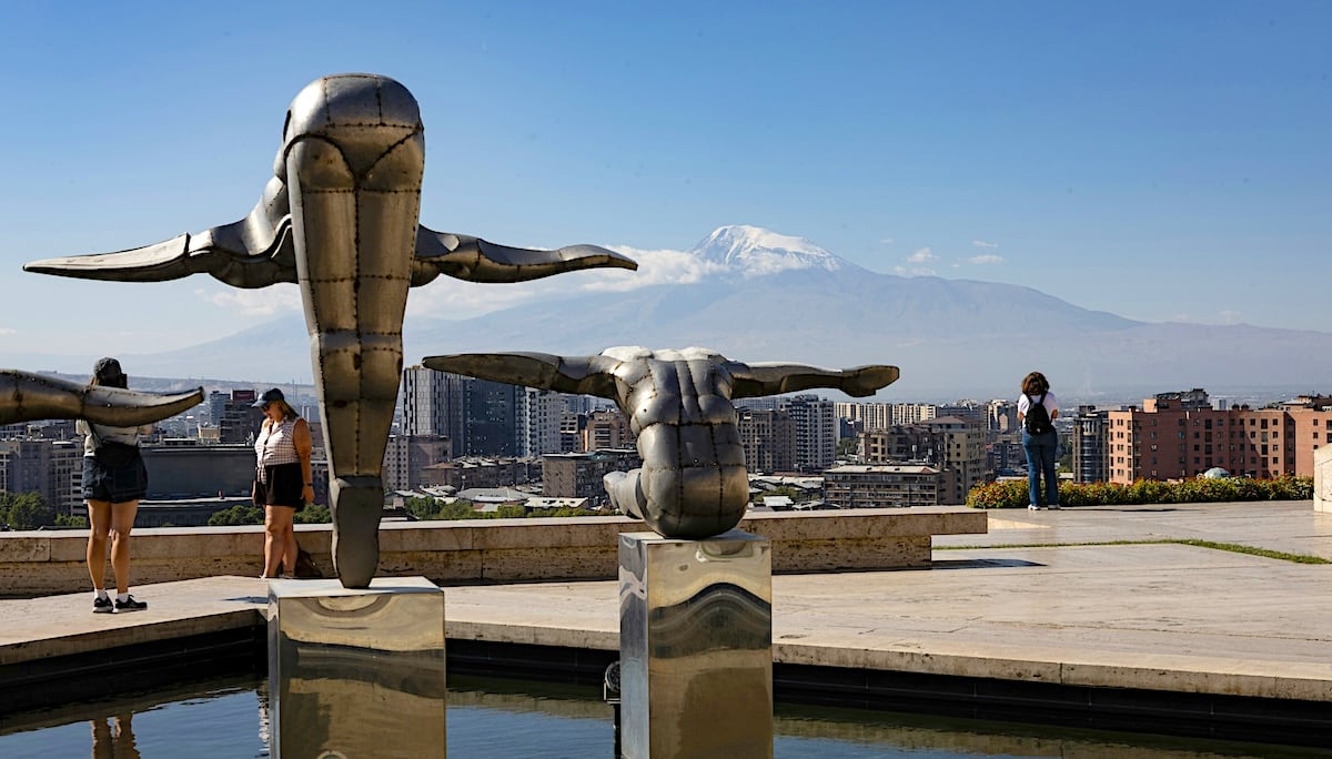 Art illustration at Cascade Yerevan