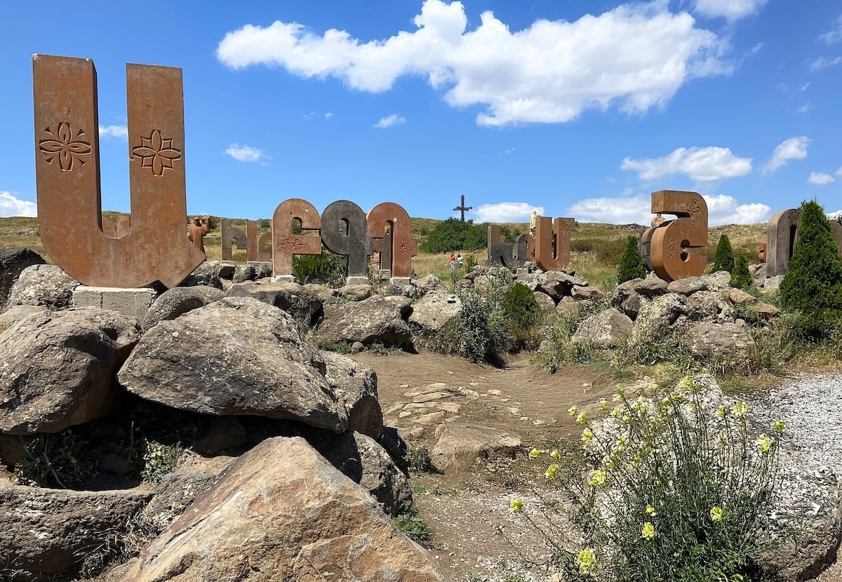 Armenian Alphabet momument