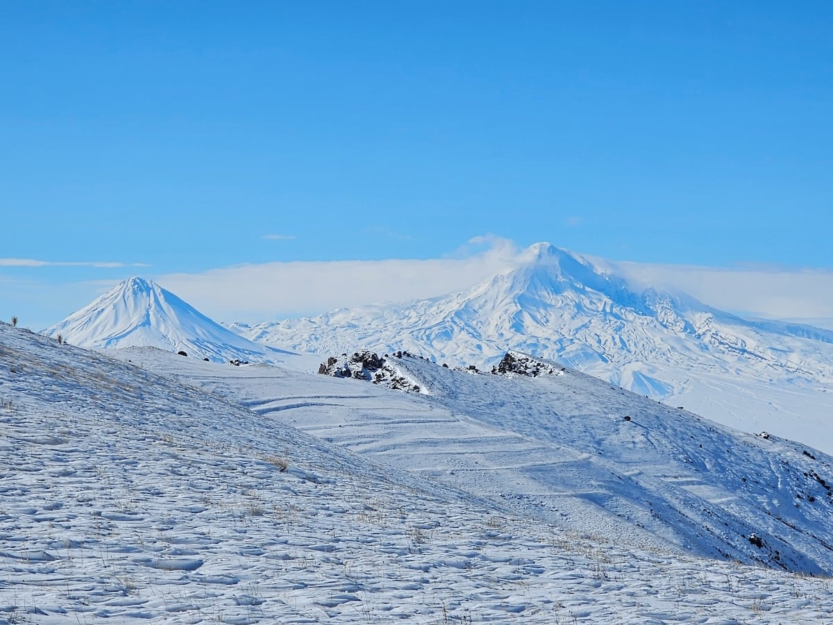 Mount Ararat in winter
